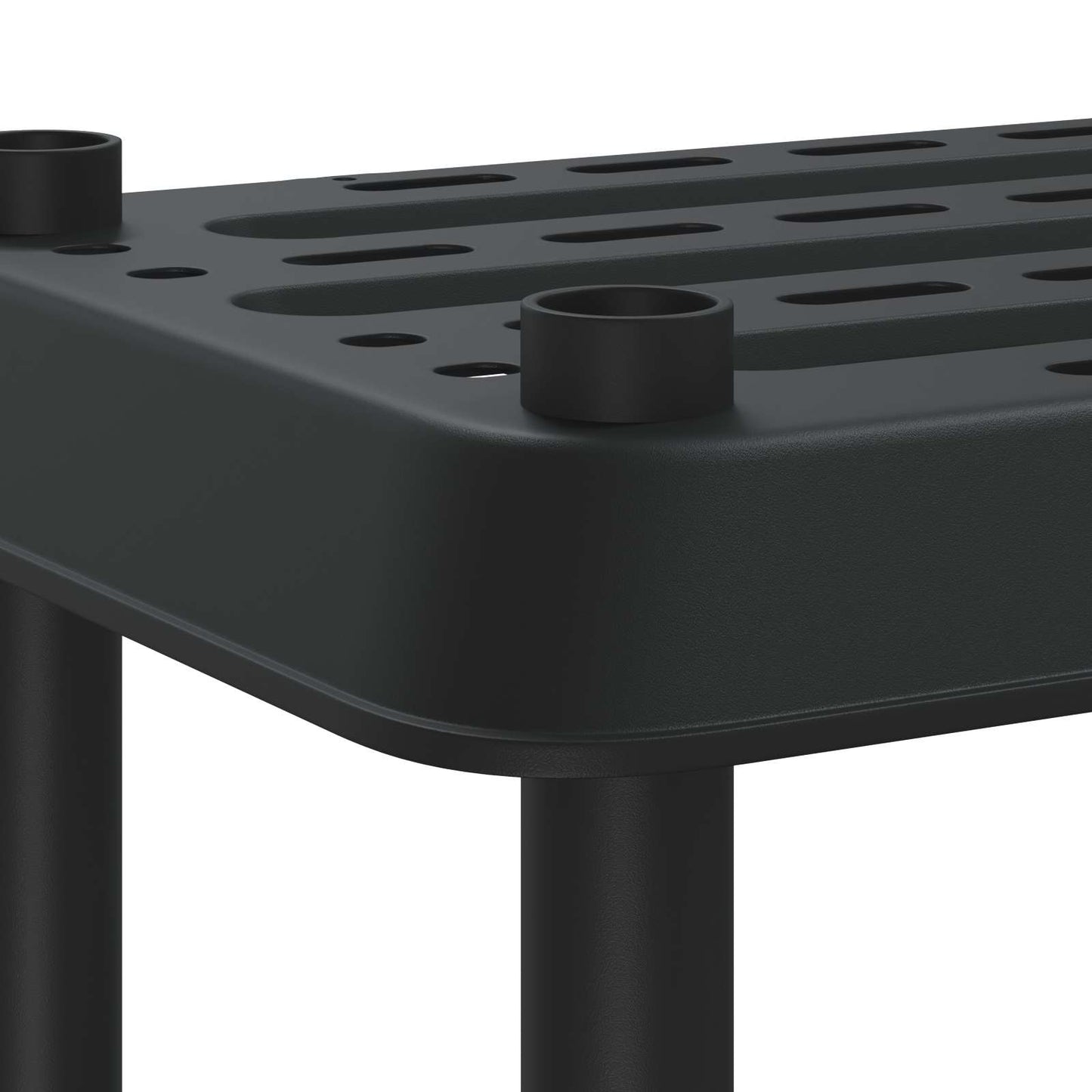 vidaXL Μονάδα Ραφιού 3 επίπεδα 100 x 40 x 96 εκ. PP Ανθρακί