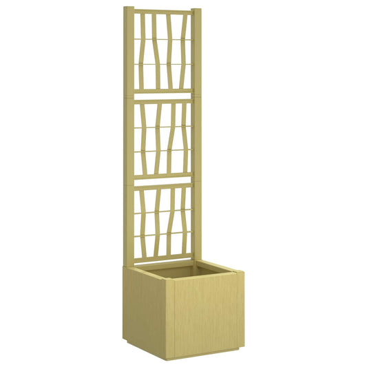 vidaXL Κηποτινάκι με Τρέλα Πράσινο 36 x 36 x 140 εκ. PP