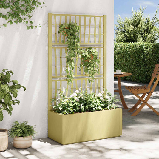vidaXL Κηποτινάκι με Τρέλα Πράσινο 80 x 36 x 140 εκ PP