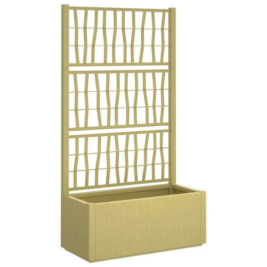 vidaXL Κηποτινάκι με Τρέλα Πράσινο 80 x 36 x 140 εκ PP