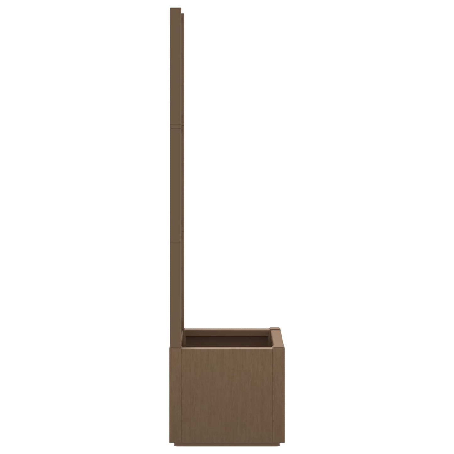 vidaXL Κηποτινάκι με Τρέλα Καφέ 36 x 36 x 140 εκ. PP