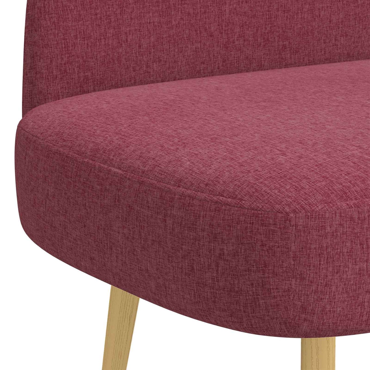 vidaXL Δερμάτινος Πάγκος με Πλάτη Μπορντό 110 x 60 x 76 cm Πολυεστέρας