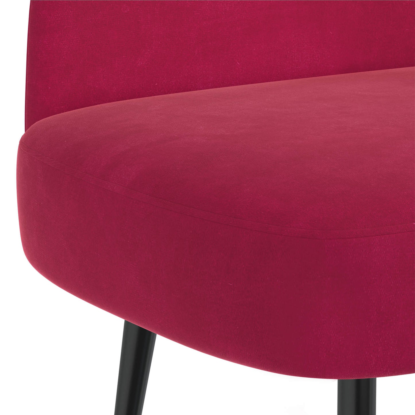vidaXL Δερμάτινος Πάγκος με Πλάτη Μπορντό 110 x 60 x 76 cm Βελούδο