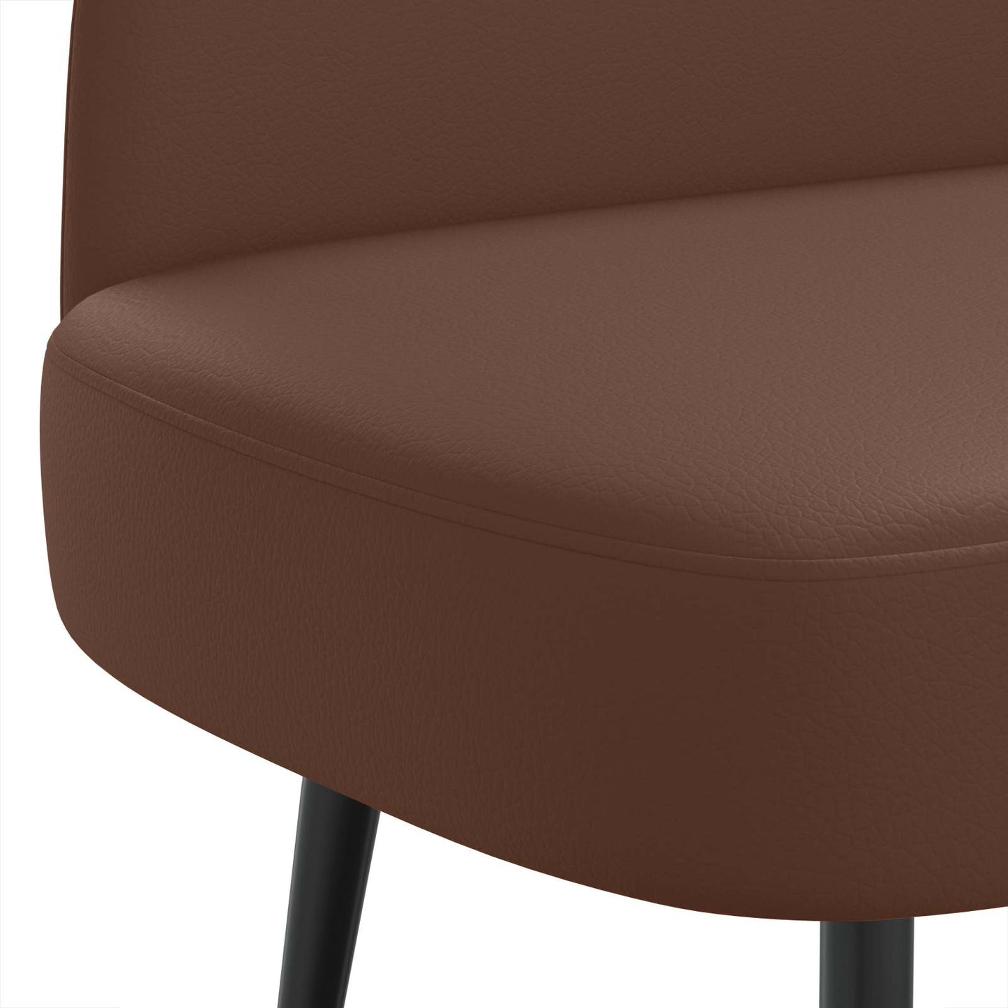 vidaXL Δερμάτινος Πάγκος με Πλάτη Καφέ 110 x 60 x 76 cm Τεχνητό Δέρμα