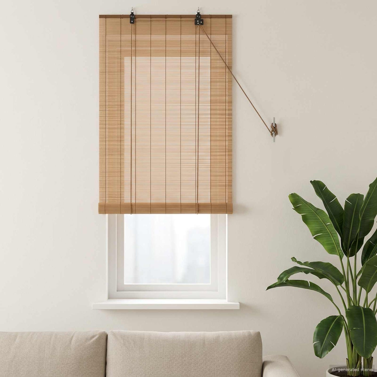 vidaXL Ρόλερ (στόρι) Καφέ 40 x 160 cm Μπαμπού