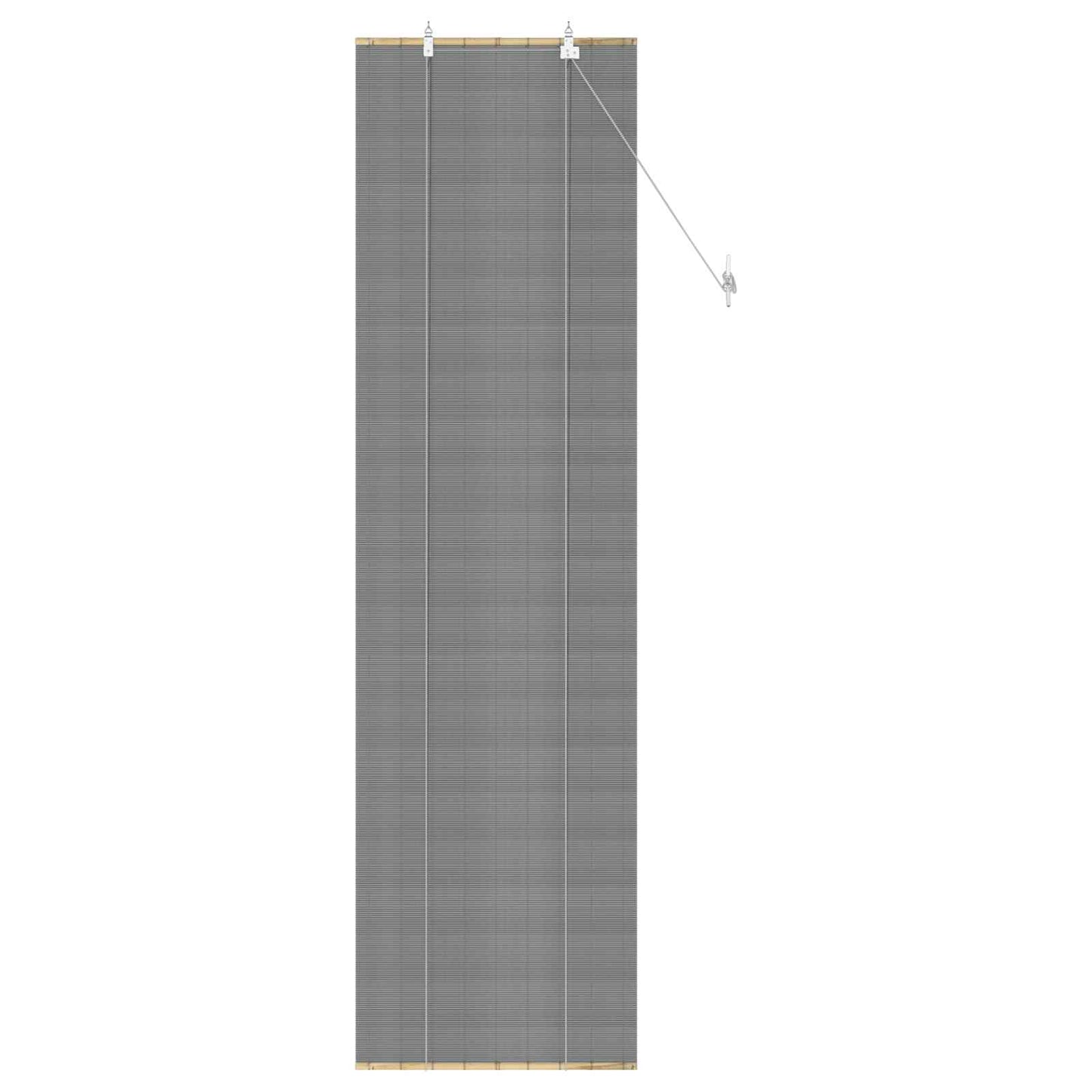 vidaXL Ρόλερ (στόρι) Γκρι 60 x 220 εκ. Μπαμπού