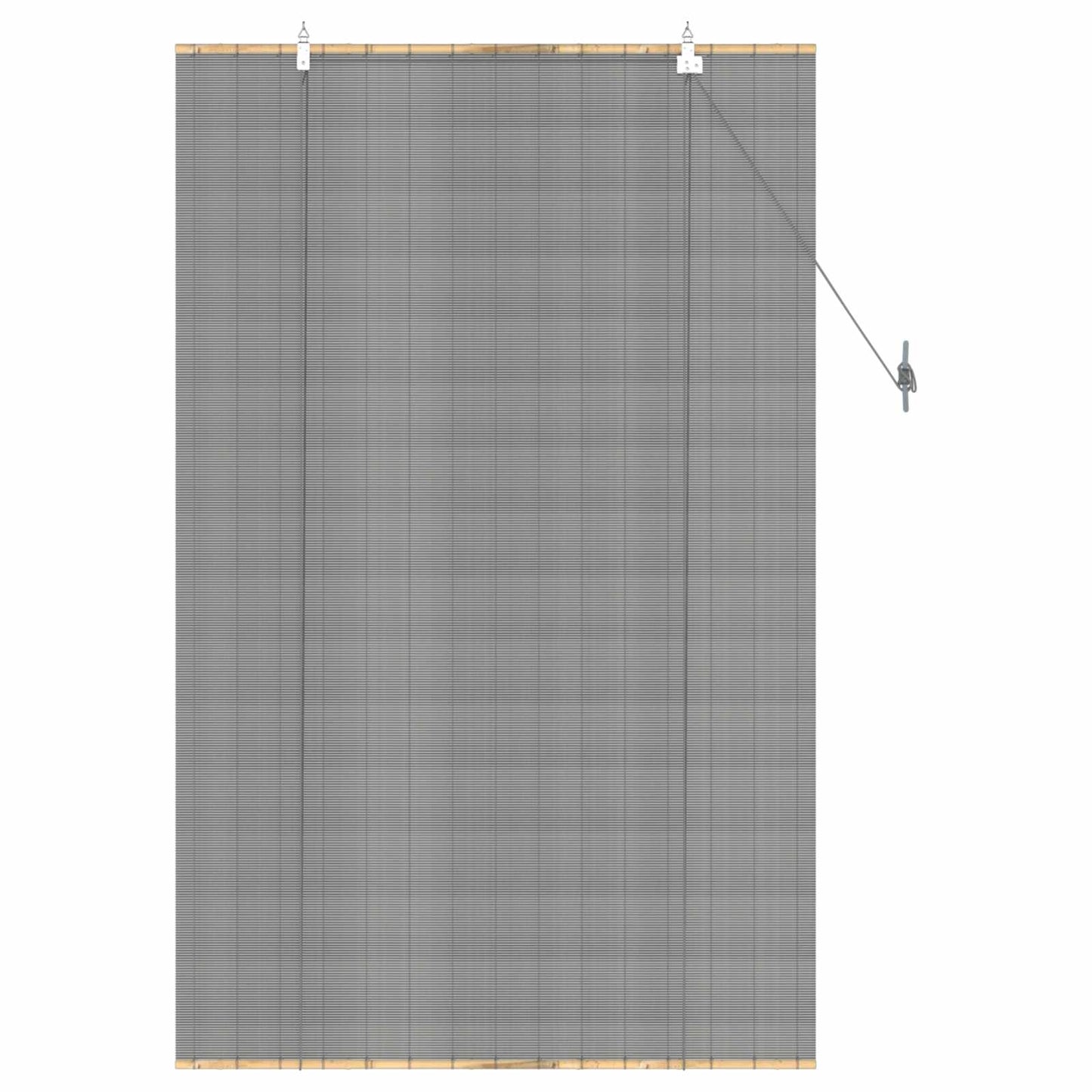 vidaXL Ρόλερ (στόρι) Γκρι 80 x 160 cm Μπαμπού