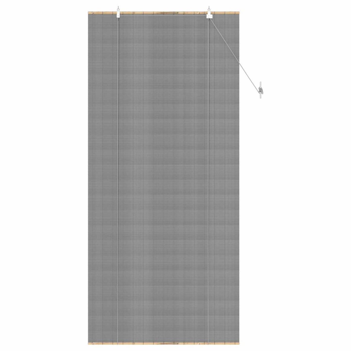 vidaXL Ρόλερ (στόρι) Γκρι 90 x 220 cm Μπαμπού