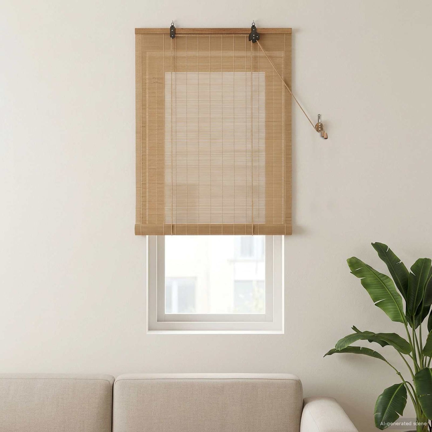 vidaXL Ρόλερ (στόρι) Καφέ 40 x 160 cm Μπαμπού