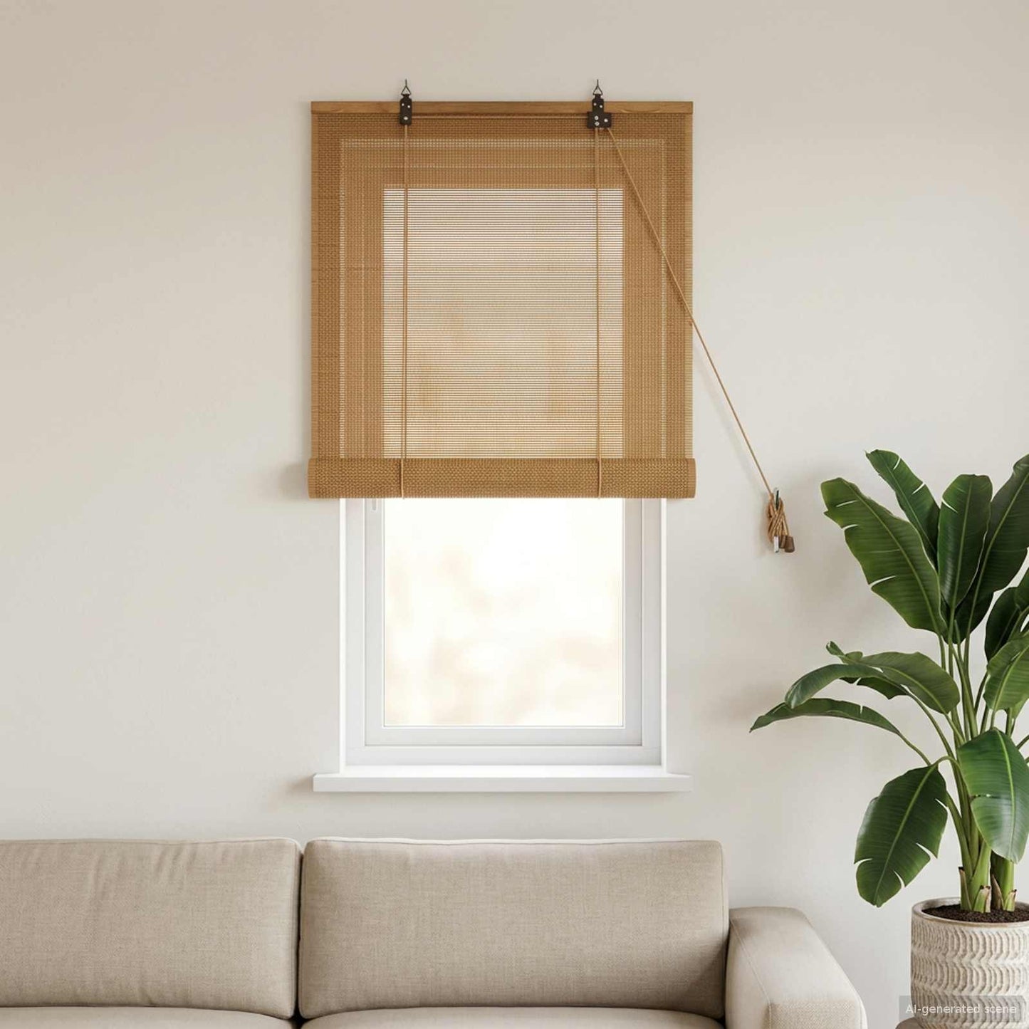 vidaXL Ρόλερ (στόρι) Καφέ 40 x 160 cm Μπαμπού
