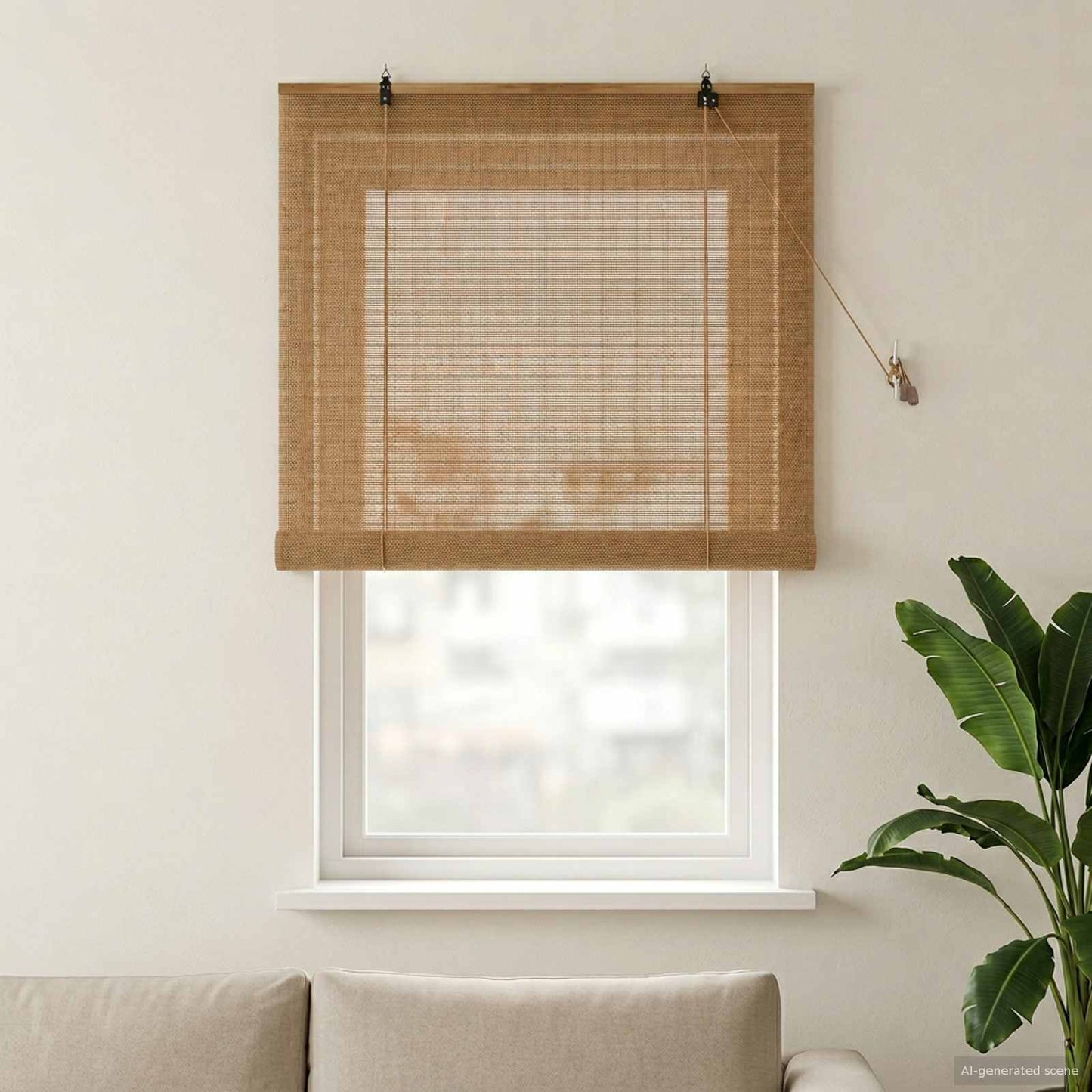 vidaXL Ρόλερ (στόρι) Καφέ 80 x 160 cm Μπαμπού