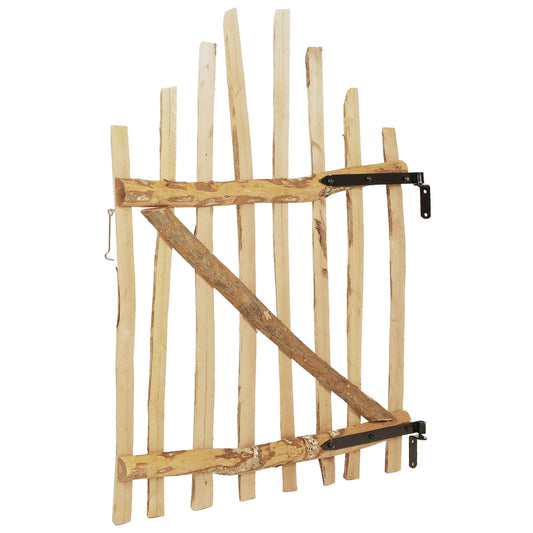 vidaXL Αψιδωτή Πύλη Φράχτη 100 x 120 cm Εμποτισμένο Ξύλο Φουντουκιάς