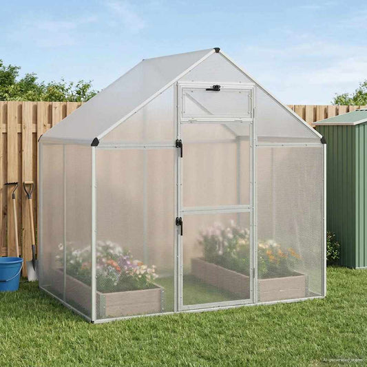 vidaXL Κλουβί Πουλιών Ασημί 181,5 x 112,5 x 173,5 εκ