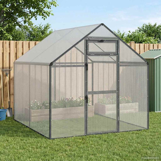 vidaXL Κλουβί Πουλιών Ανθρακί 181,5 x 221 x 173,5 εκ