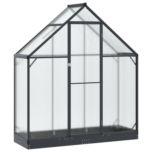 vidaXL Θερμοκήπιο Κήπου με πόρτα Ανθρακί 183,5 x 63,5 x 207 εκ.