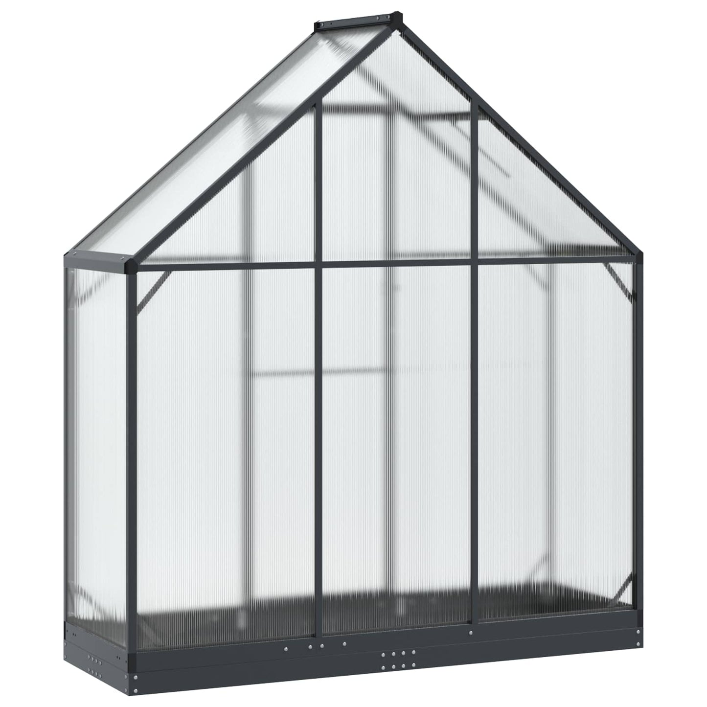 vidaXL Θερμοκήπιο Κήπου με πόρτα Ανθρακί 183,5 x 63,5 x 207 εκ.
