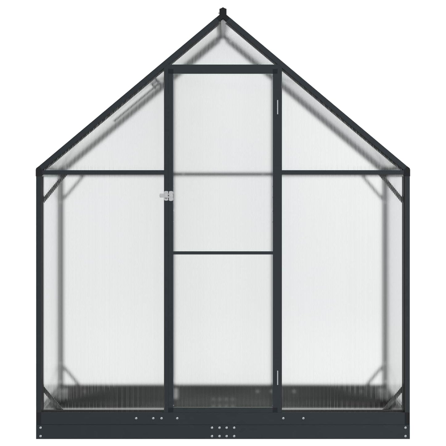 vidaXL Θερμοκήπιο Κήπου με πόρτα Ανθρακί 183,5 x 63,5 x 207 εκ.