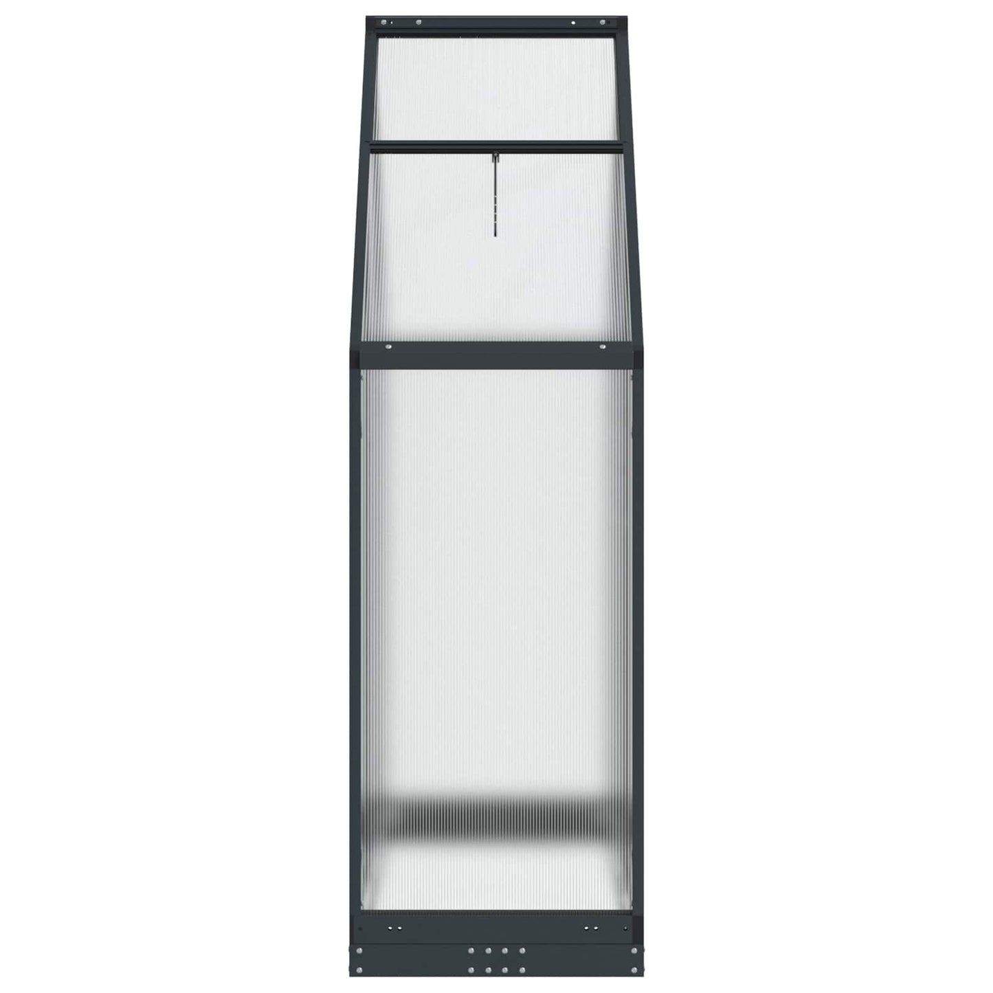 vidaXL Θερμοκήπιο Κήπου με πόρτα Ανθρακί 183,5 x 63,5 x 207 εκ.