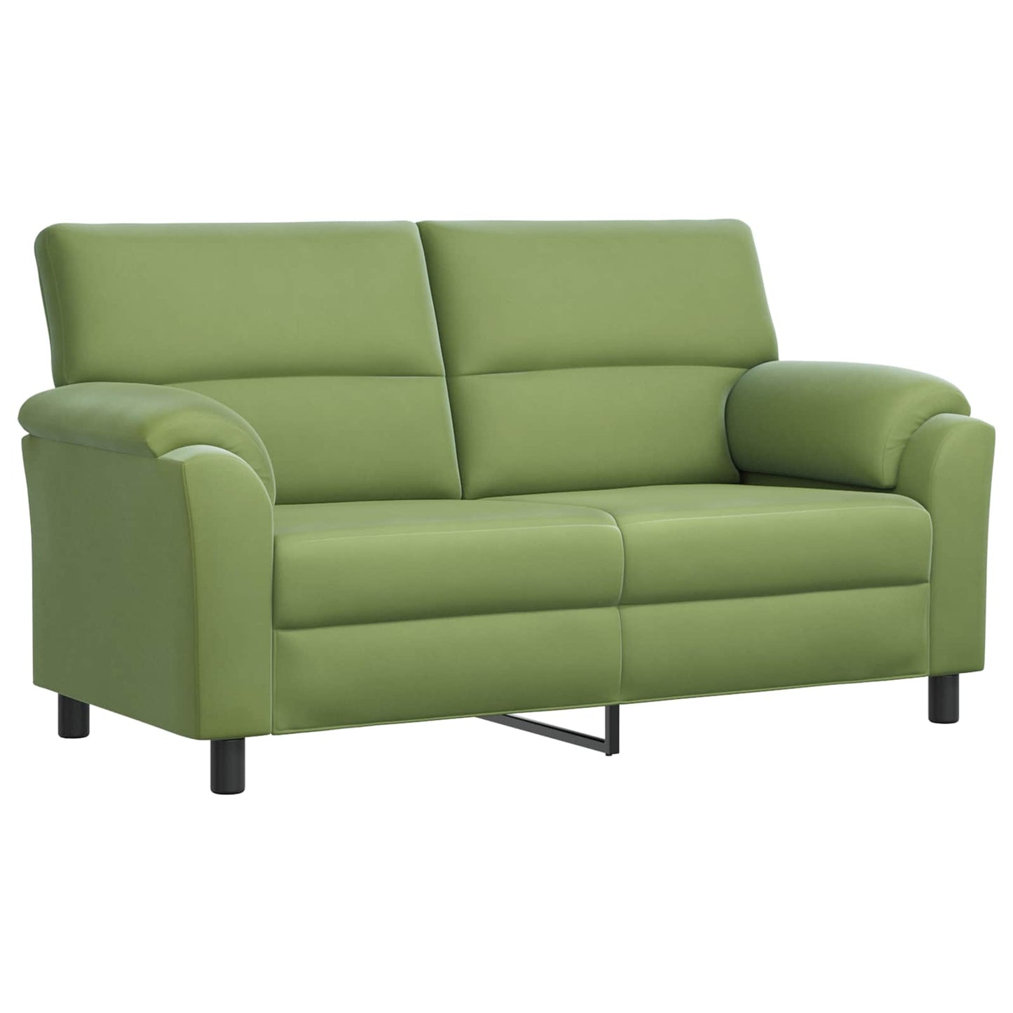 vidaXL Καναπές Ανοιχτό Πράσινο 174 x 85 x 93 εκ Βελούδο