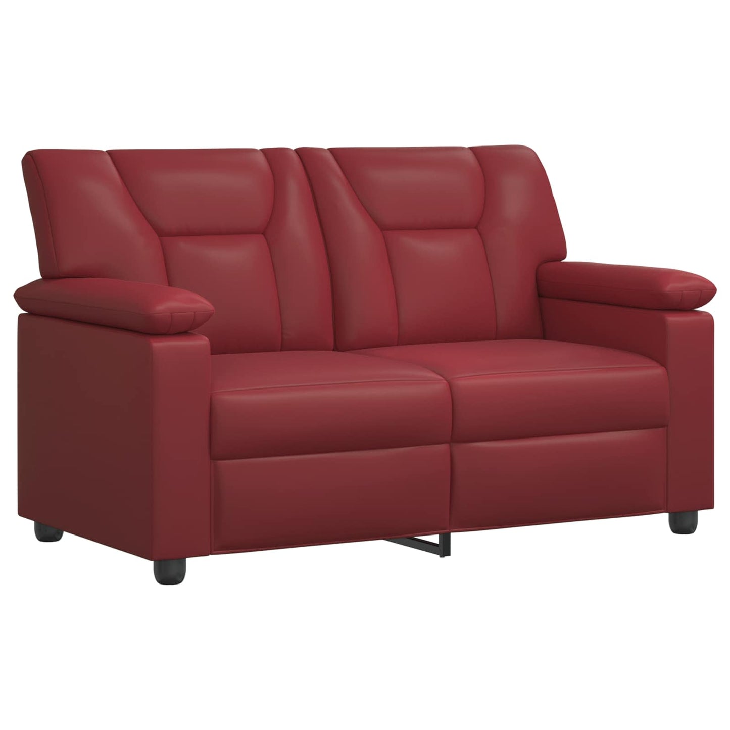 vidaXL Καναπές Κόκκινο 151 x 85 x 93 εκ. Τεχνητό Δέρμα