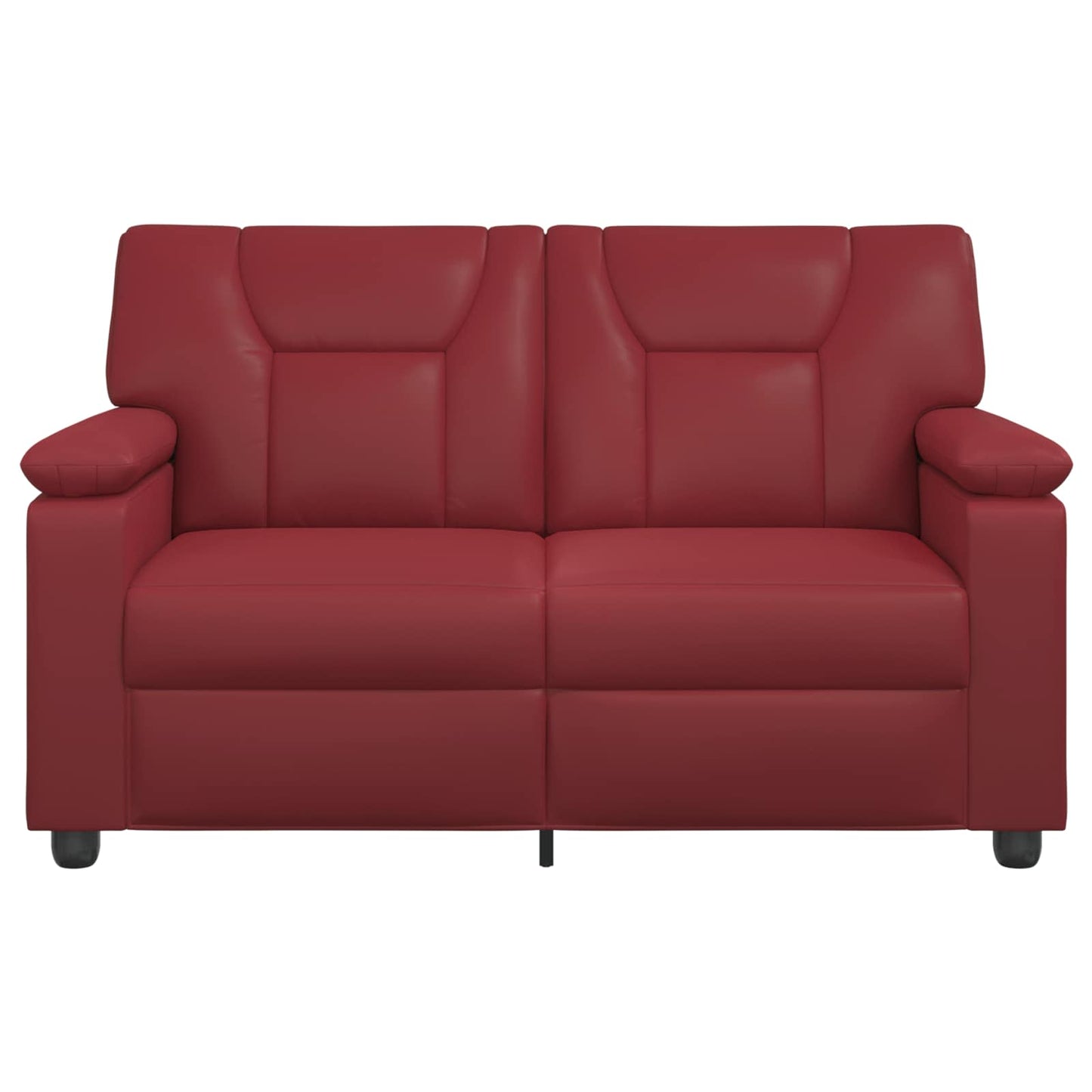 vidaXL Καναπές Κόκκινο 151 x 85 x 93 εκ. Τεχνητό Δέρμα