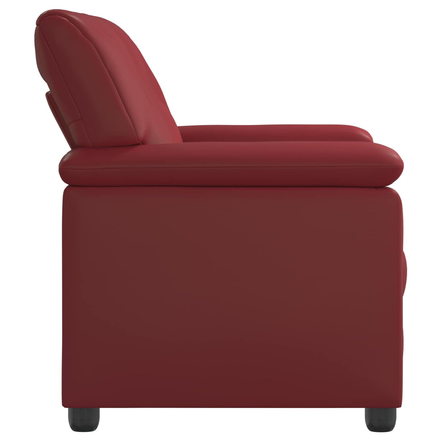 vidaXL Καναπές Κόκκινο 151 x 85 x 93 εκ. Τεχνητό Δέρμα