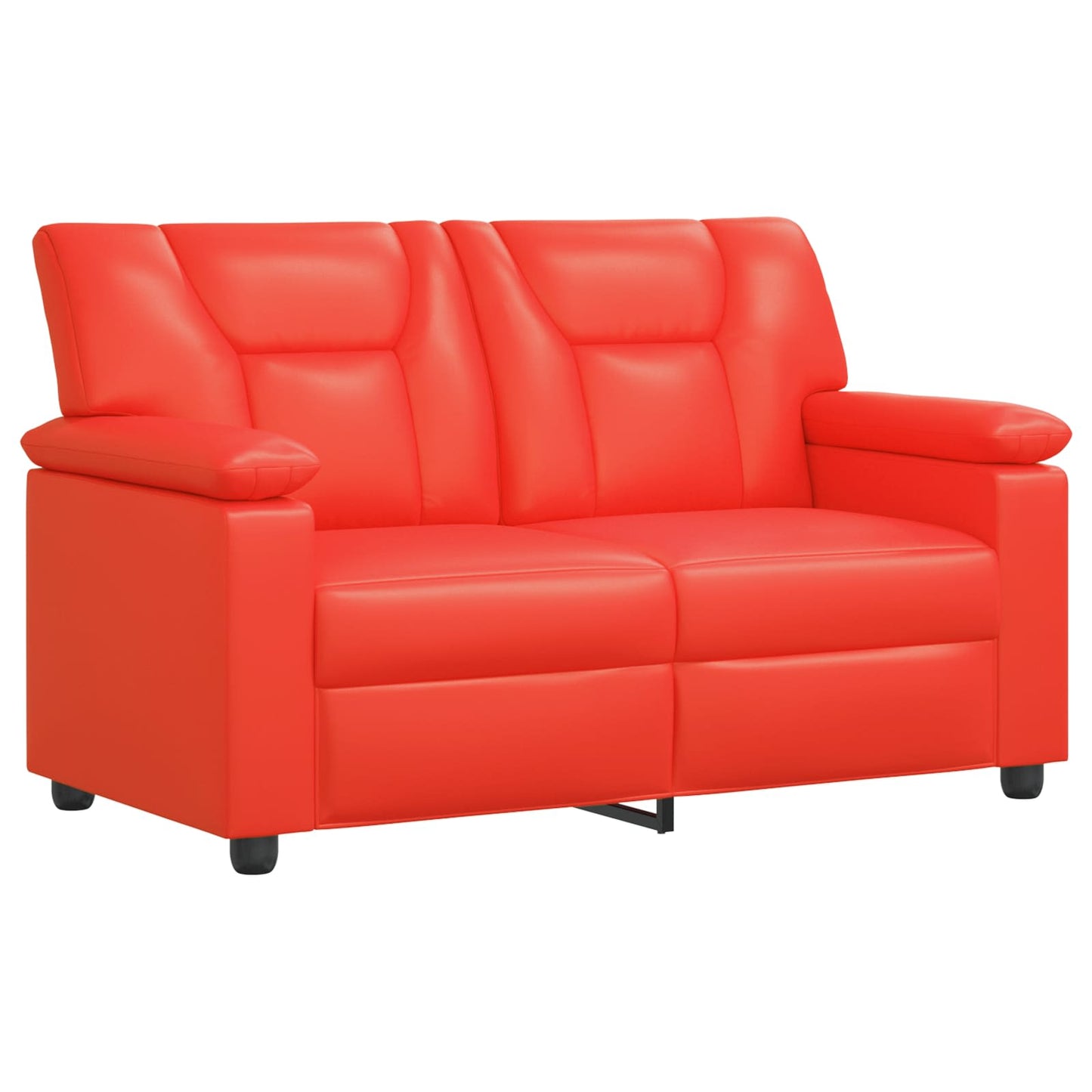 vidaXL Καναπές Κόκκινο 151 x 85 x 93 εκ. Τεχνητό Δέρμα