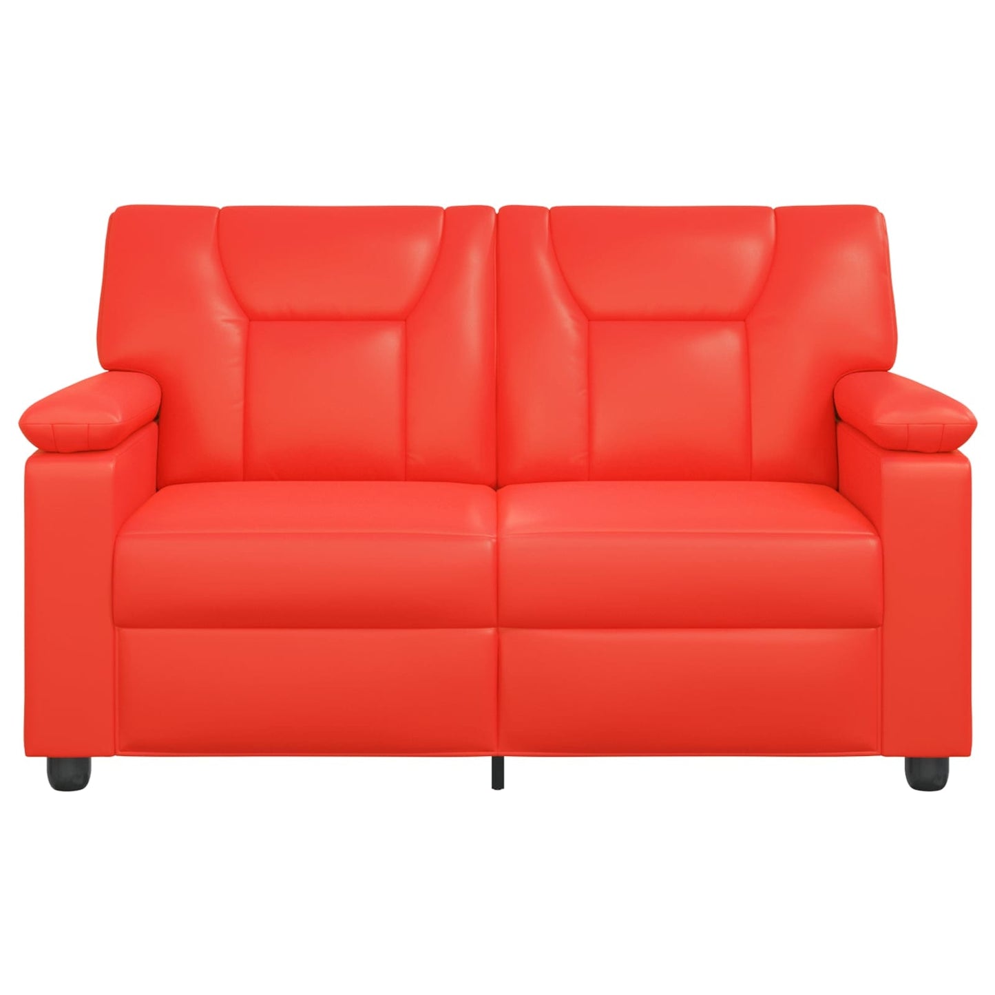 vidaXL Καναπές Κόκκινο 151 x 85 x 93 εκ. Τεχνητό Δέρμα