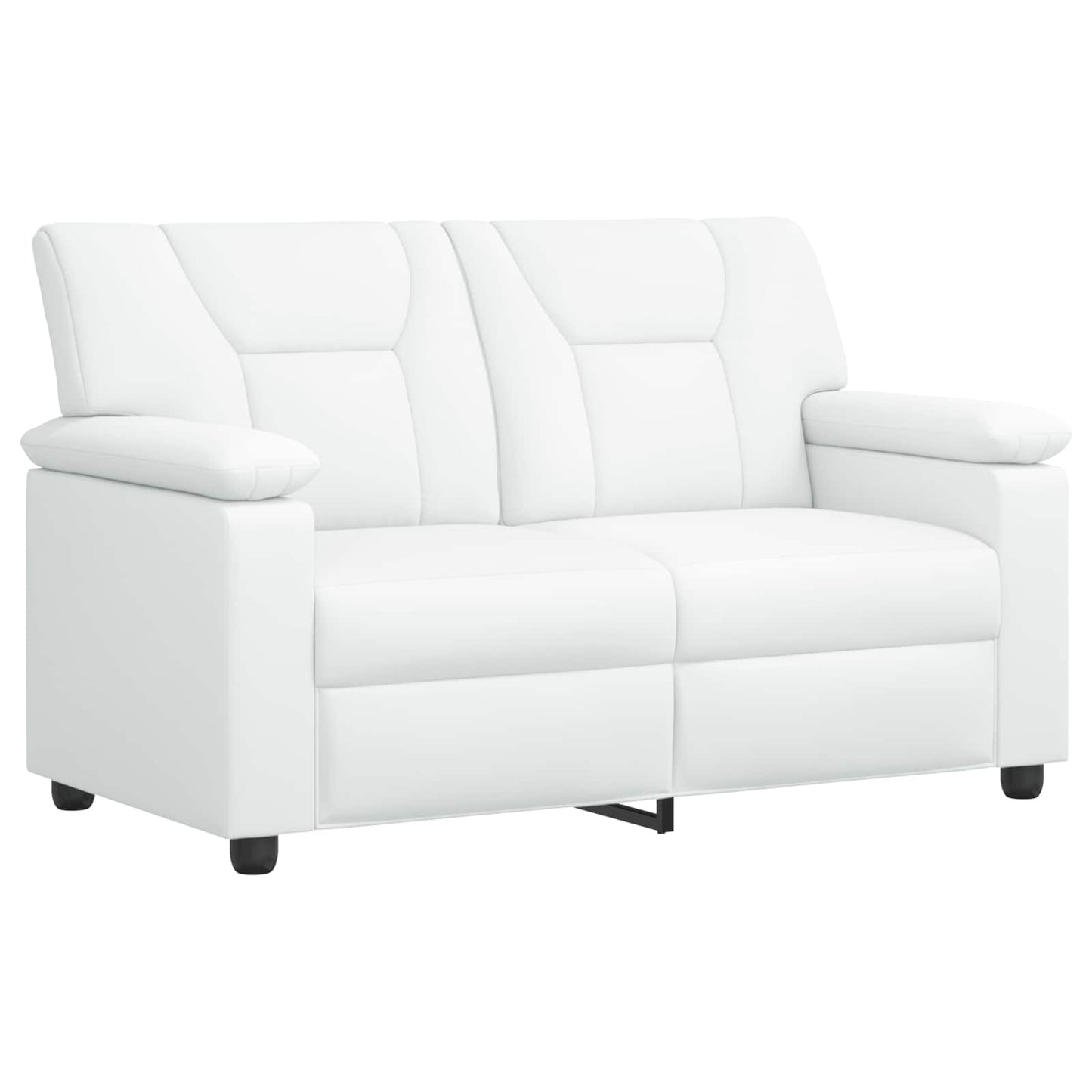 vidaXL Καναπές Λευκό 151 x 85 x 93 εκ. Τεχνητό Δέρμα
