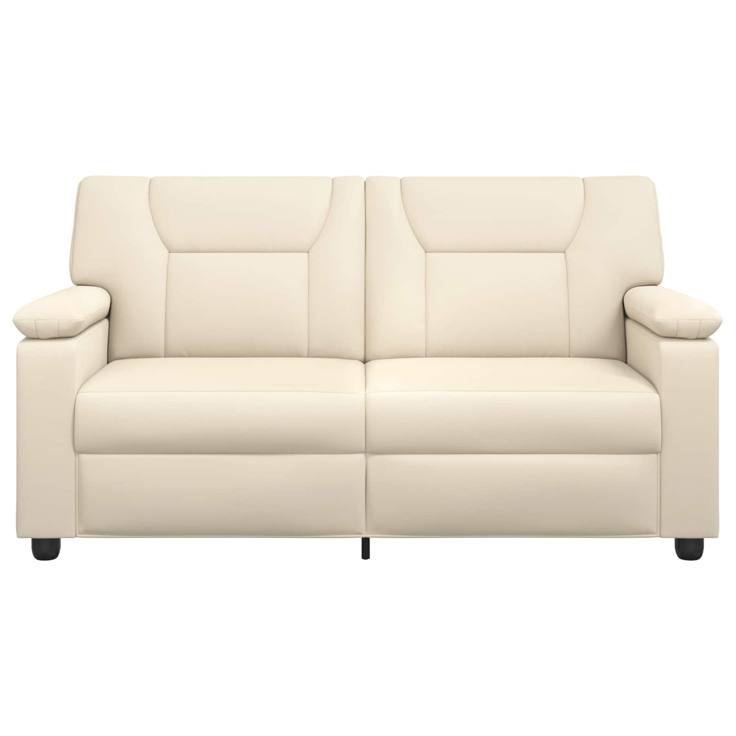 vidaXL Καναπές Κρεμ 171 x 85 x 93 εκ. Τεχνητό Δέρμα