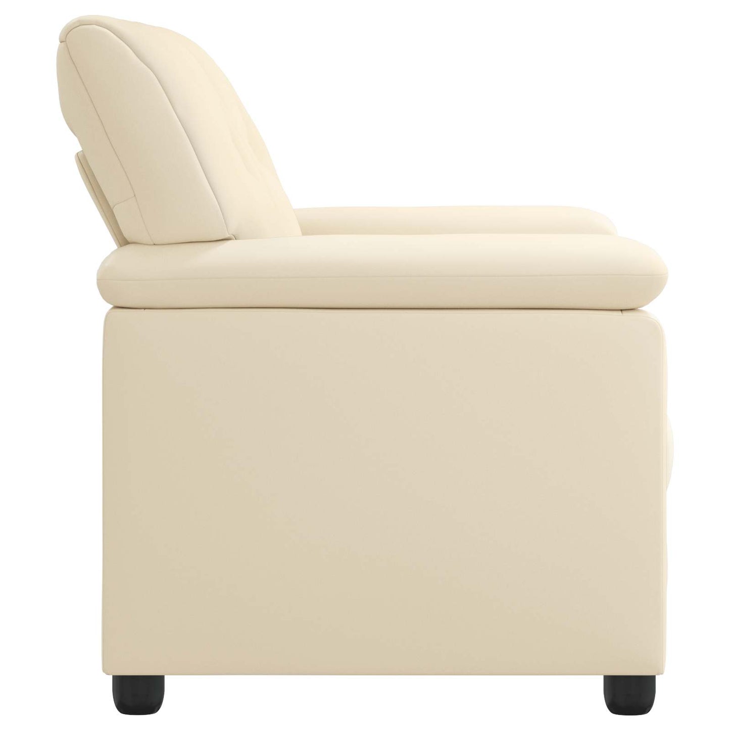 vidaXL Καναπές Κρεμ 171 x 85 x 93 εκ. Τεχνητό Δέρμα