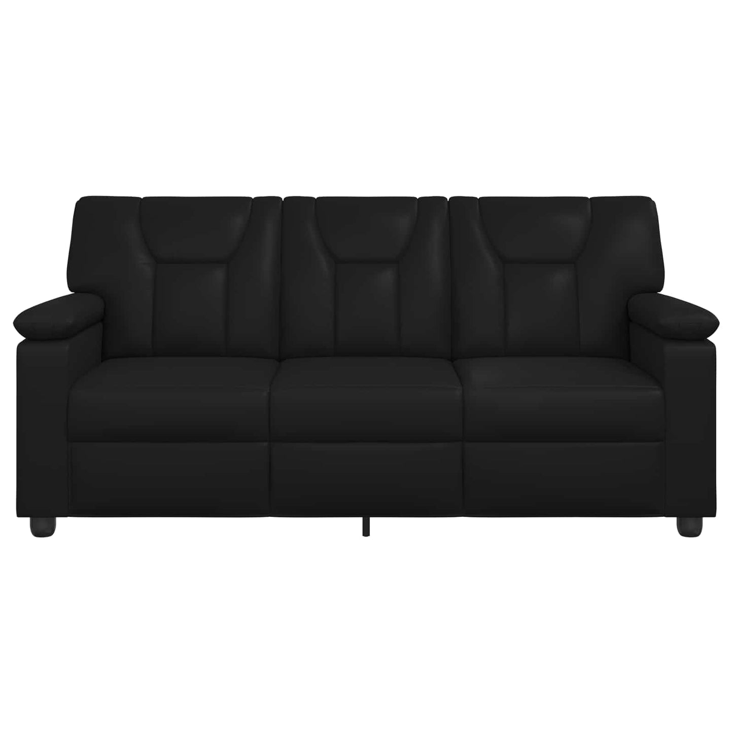 vidaXL Καναπές Μαύρο 191 x 85 x 93 εκ. Τεχνητό Δέρμα