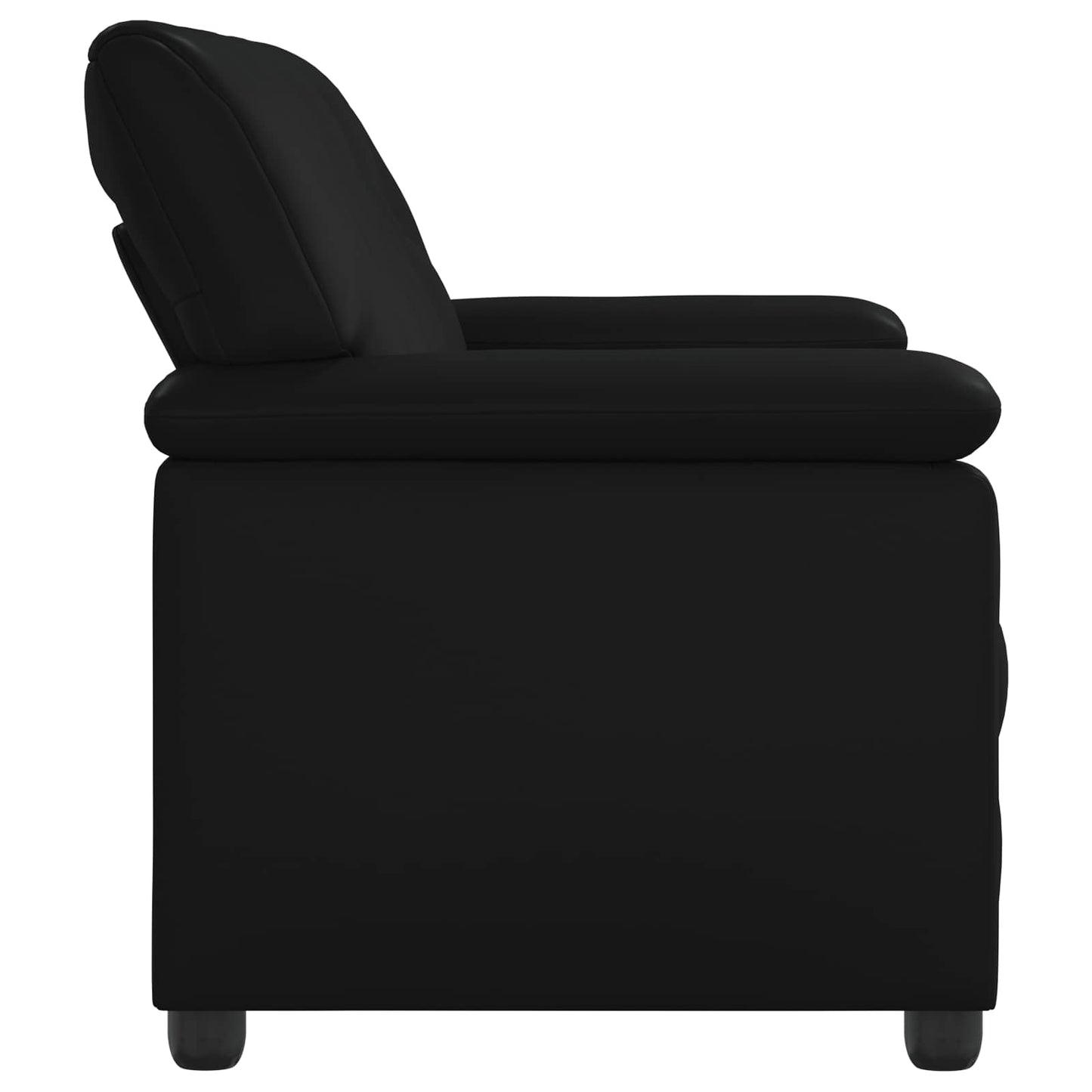 vidaXL Καναπές Μαύρο 191 x 85 x 93 εκ. Τεχνητό Δέρμα