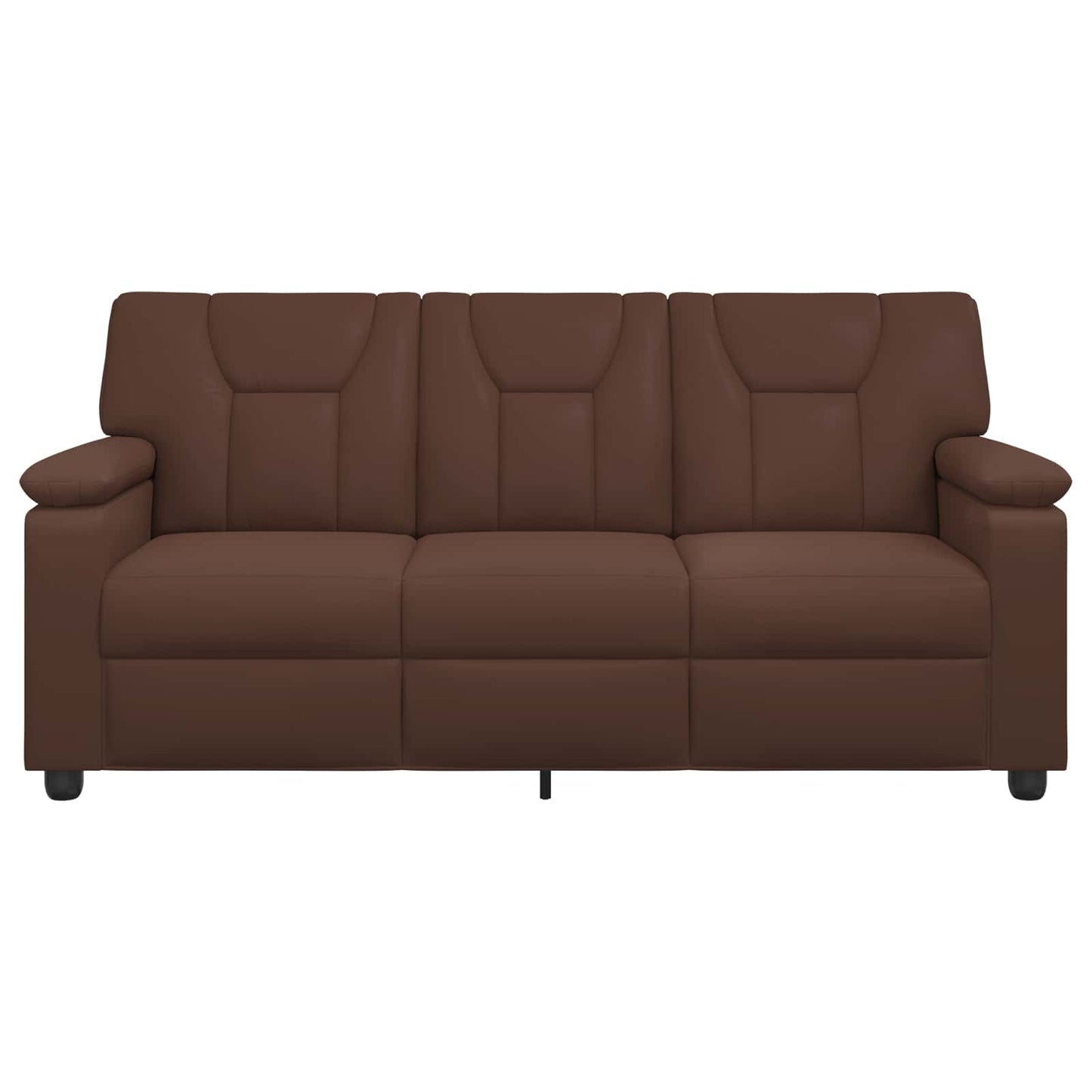vidaXL Καναπές Καφέ 191 x 85 x 93 εκ. Τεχνητό Δέρμα