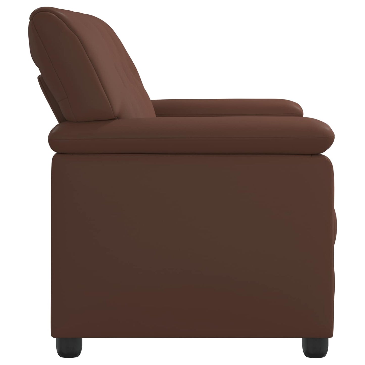 vidaXL Καναπές Καφέ 191 x 85 x 93 εκ. Τεχνητό Δέρμα