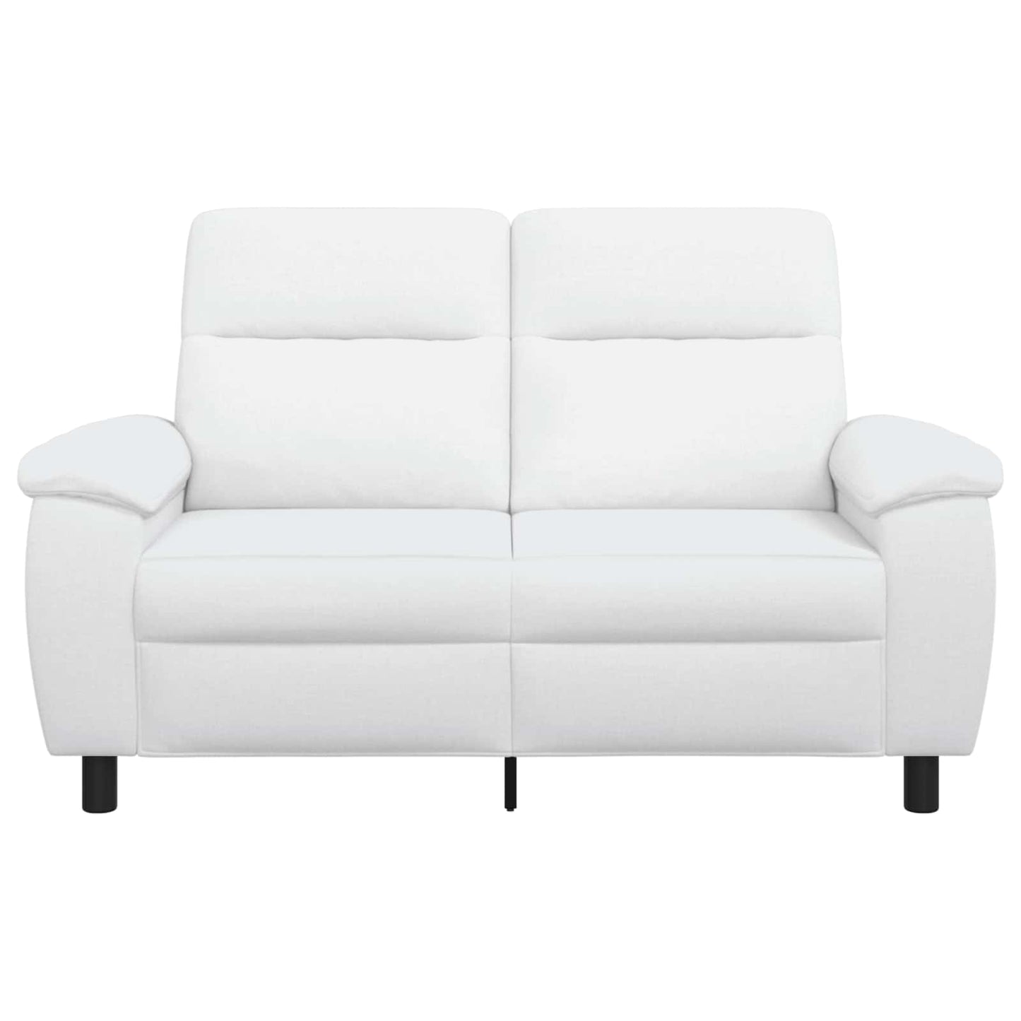 vidaXL Καναπές Λευκό 158 x 90 x 95 εκ Ύφασμα