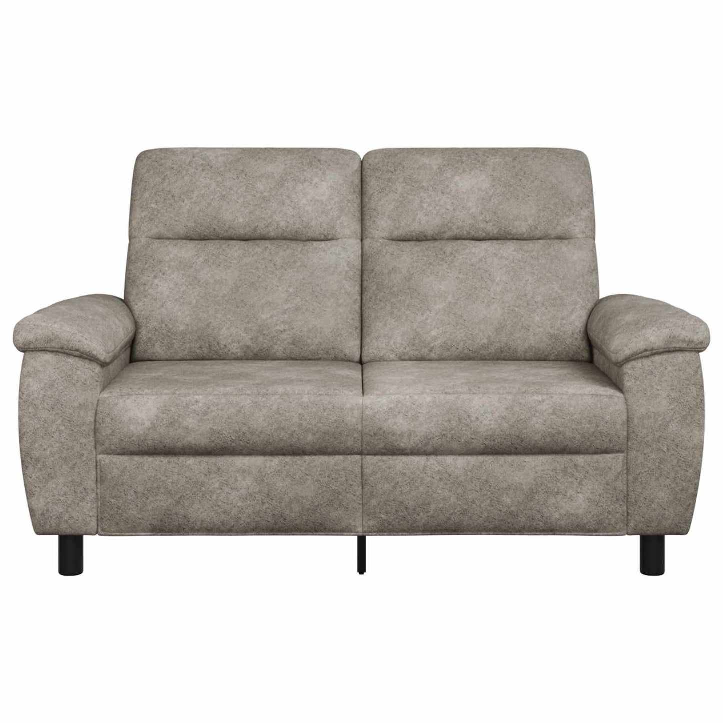 vidaXL Καναπές Ανοιχτό γκρι 158 x 90 x 95 εκ Φιλικό Δερμάτινο Σουέντ