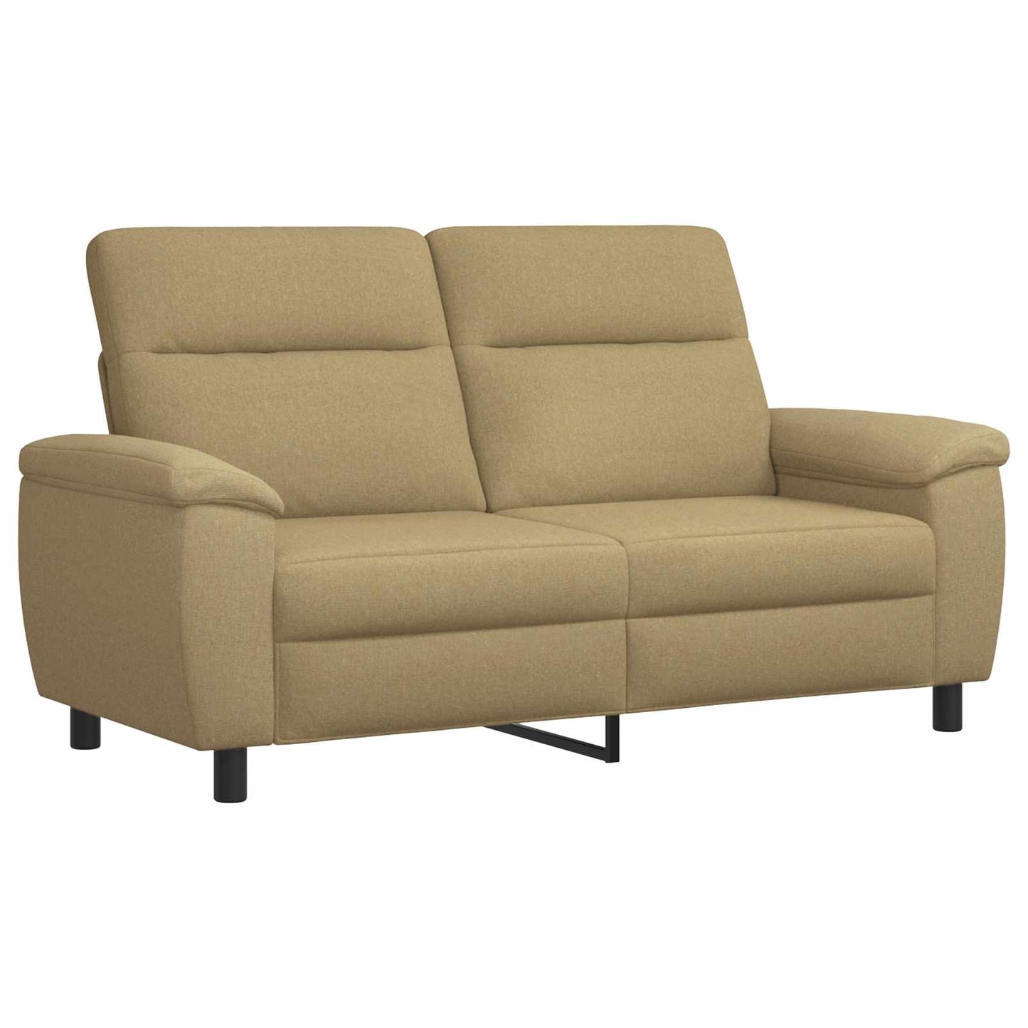 vidaXL Καναπές Ανοιχτό καφέ 178 x 90 x 95 εκ Ύφασμα