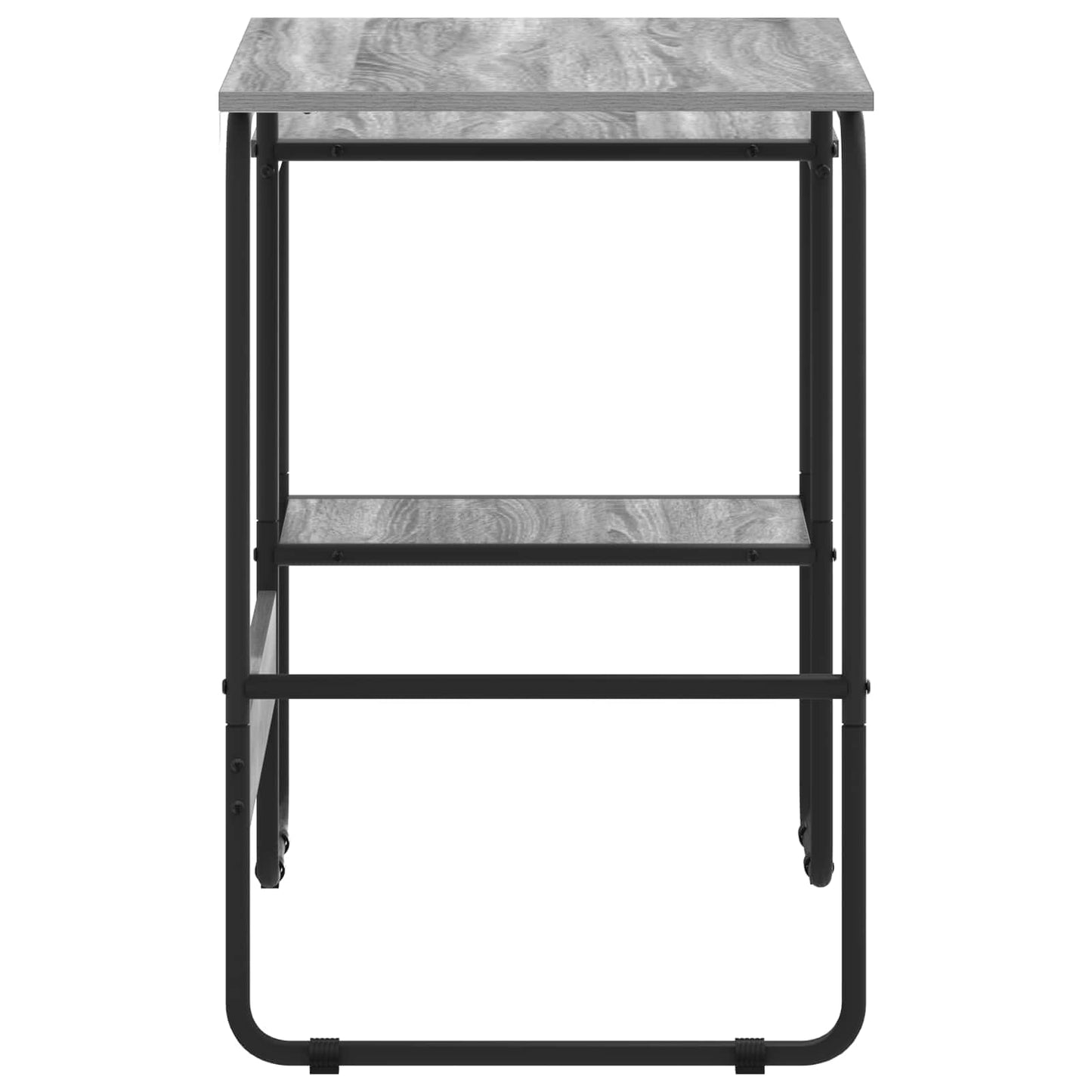 vidaXL Γραφείο με αποθηκευτικό χώρο Γκρι Sonoma 100 x 50 x 75 cm