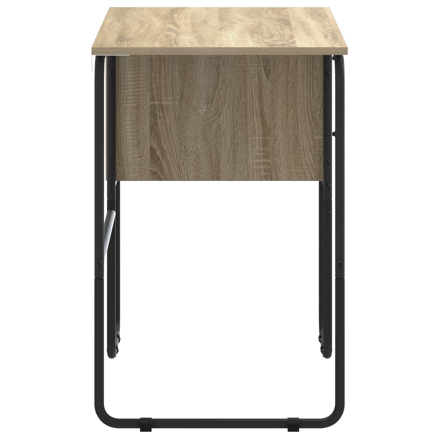 vidaXL Γραφείο με αποθηκευτικό χώρο Sonoma Δρυς 100 x 50 x 75 cm
