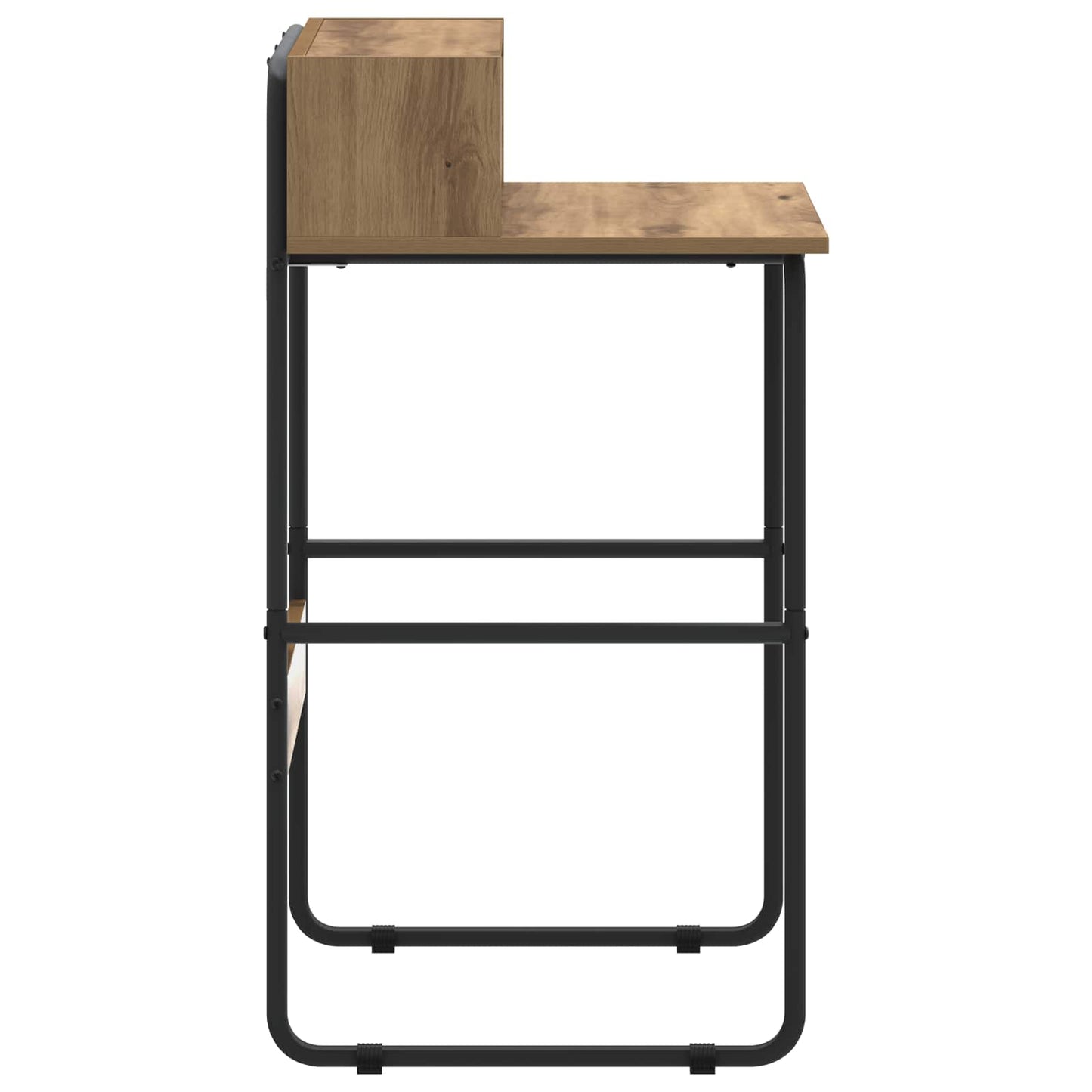 vidaXL Γραφείο με αποθηκευτικό χώρο Artisan Δρυς 60 x 50 x 91 cm