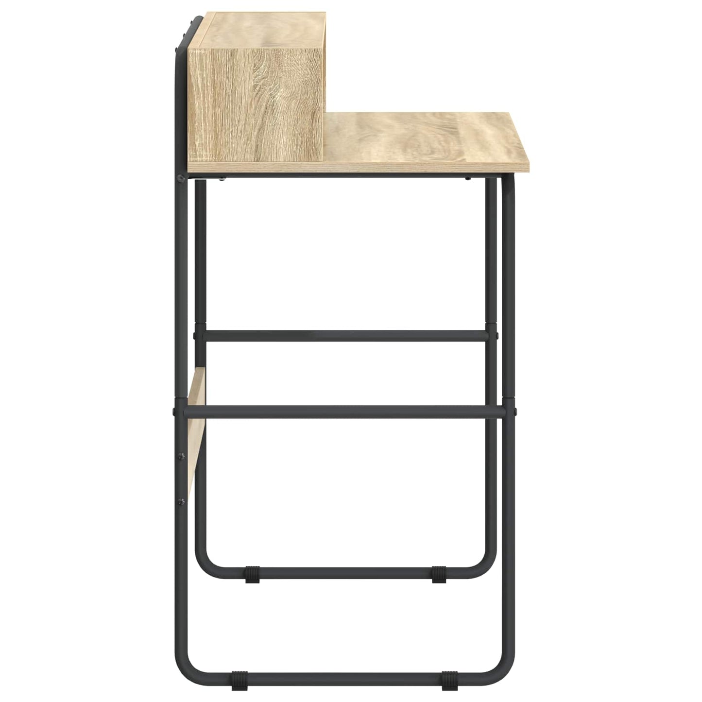 vidaXL Γραφείο με αποθηκευτικό χώρο Sonoma Δρυς 80 x 50 x 91 cm