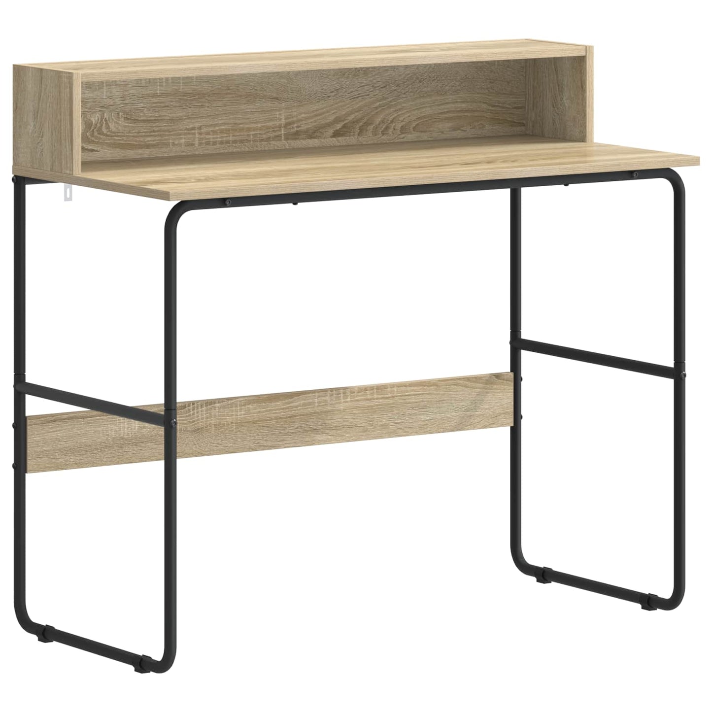 vidaXL Γραφείο με αποθηκευτικό χώρο Sonoma Δρυς 100 x 50 x 91 cm
