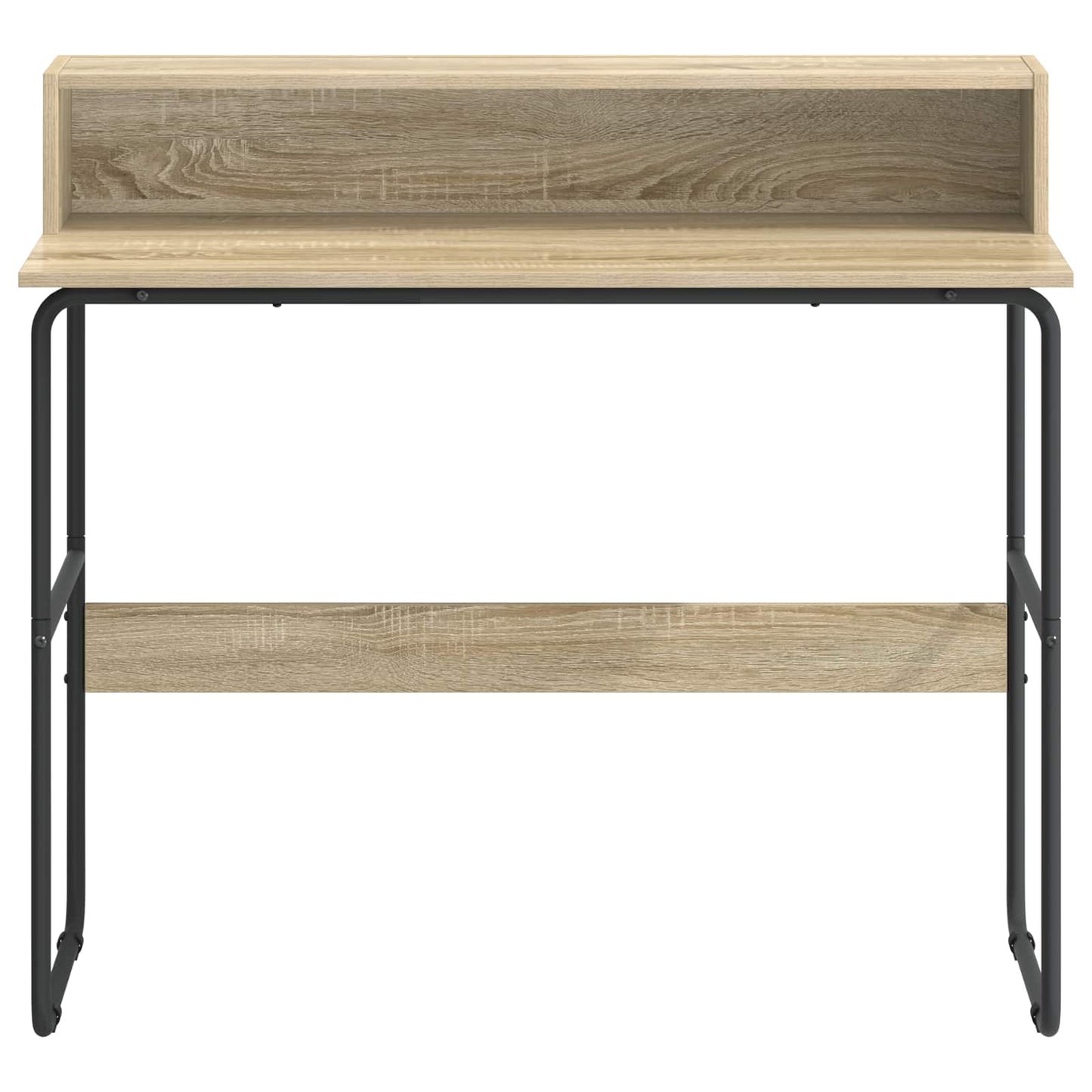 vidaXL Γραφείο με αποθηκευτικό χώρο Sonoma Δρυς 100 x 50 x 91 cm