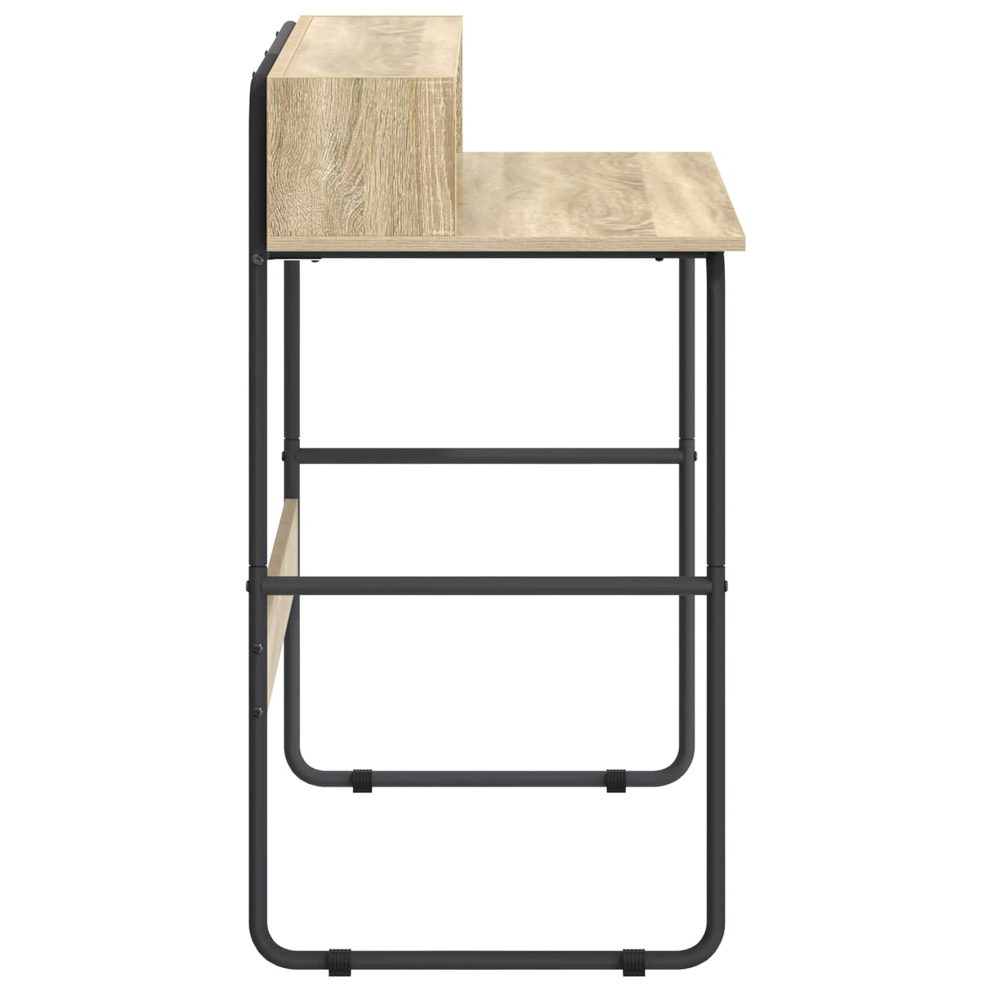 vidaXL Γραφείο με αποθηκευτικό χώρο Sonoma Δρυς 100 x 50 x 91 cm