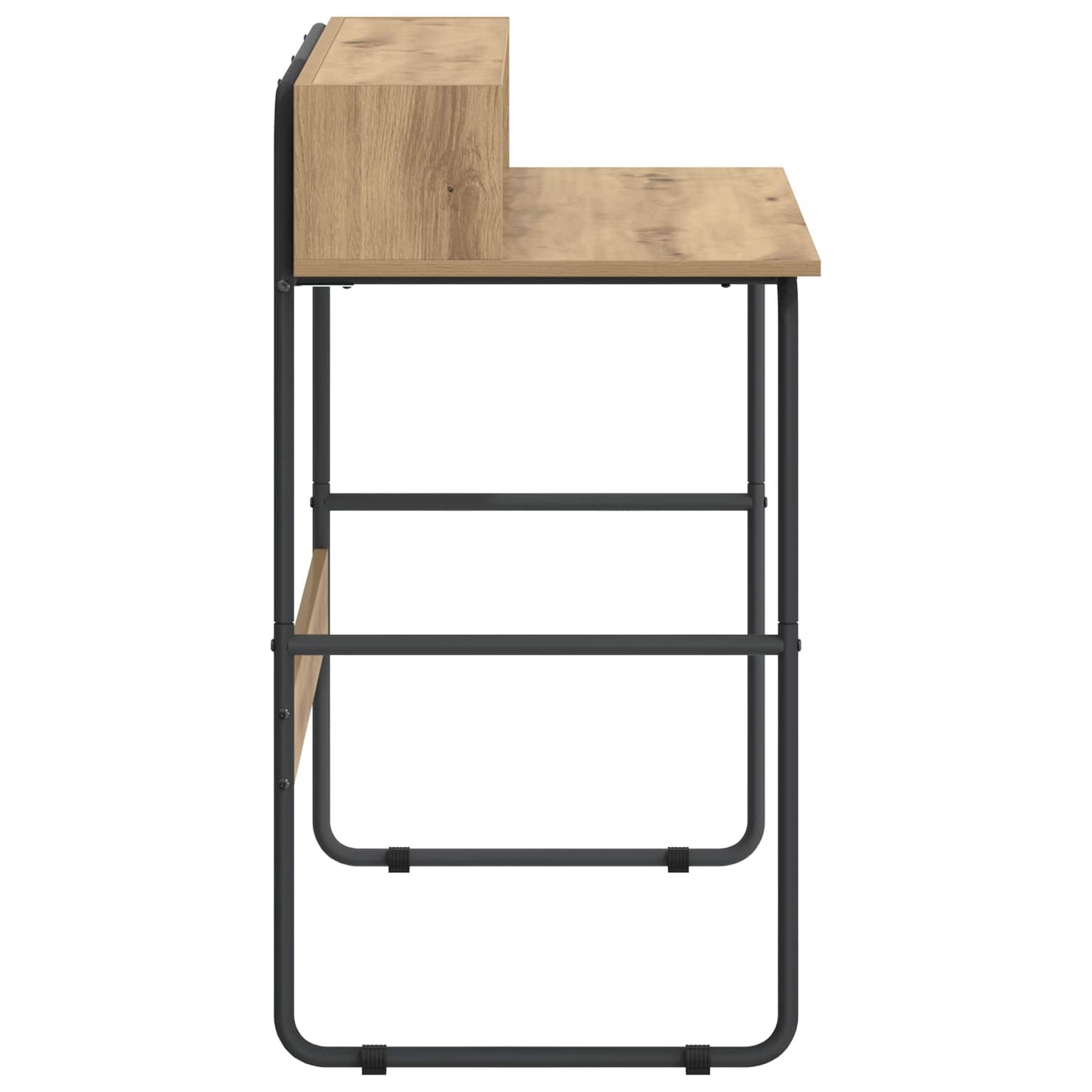vidaXL Γραφείο με αποθηκευτικό χώρο Artisan Δρυς 100 x 50 x 91 cm
