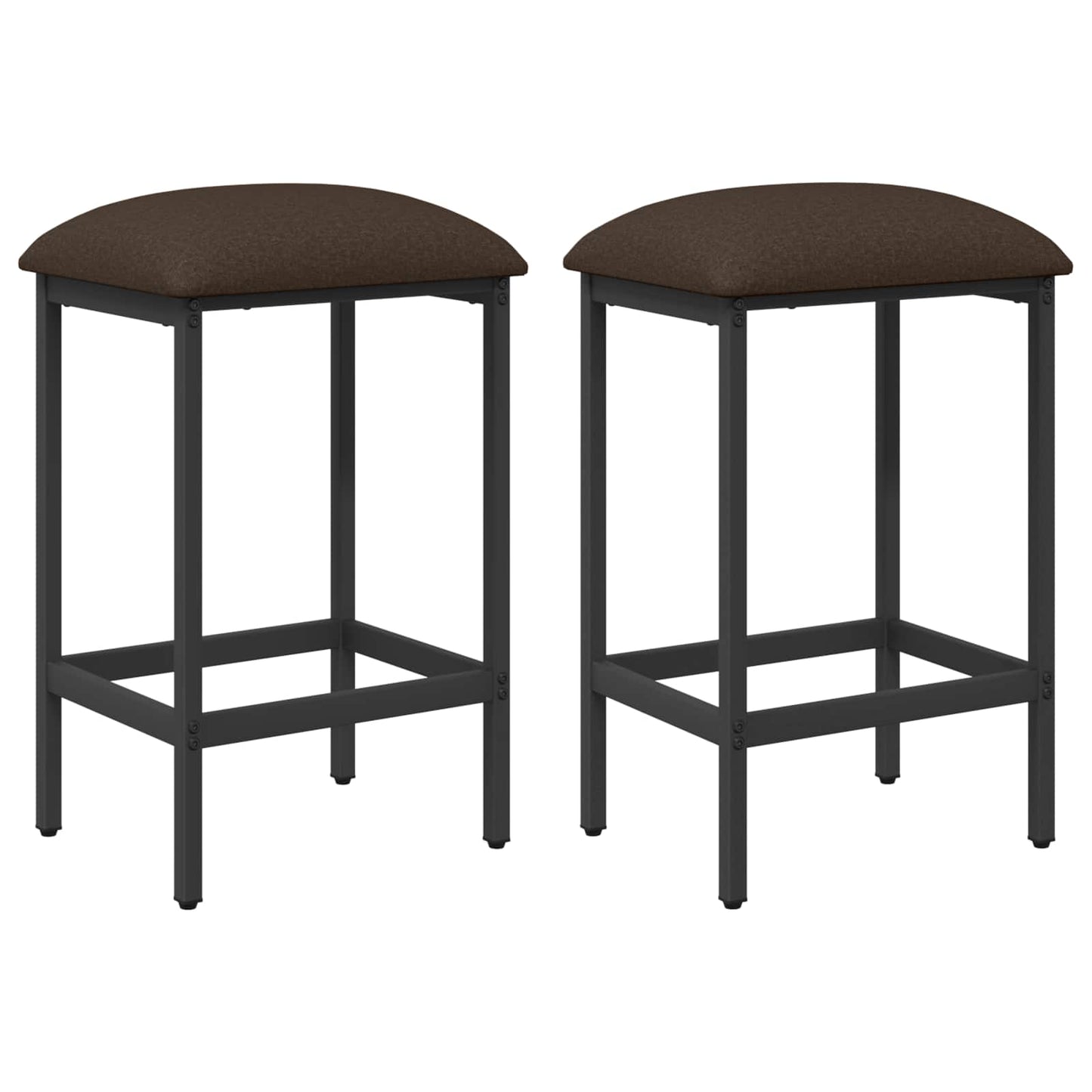 vidaXL Μπαρ σκαμπό 2 τμχ. Taupe 40 x 32 x 64 εκ Επεξεργασμένο Ξύλο