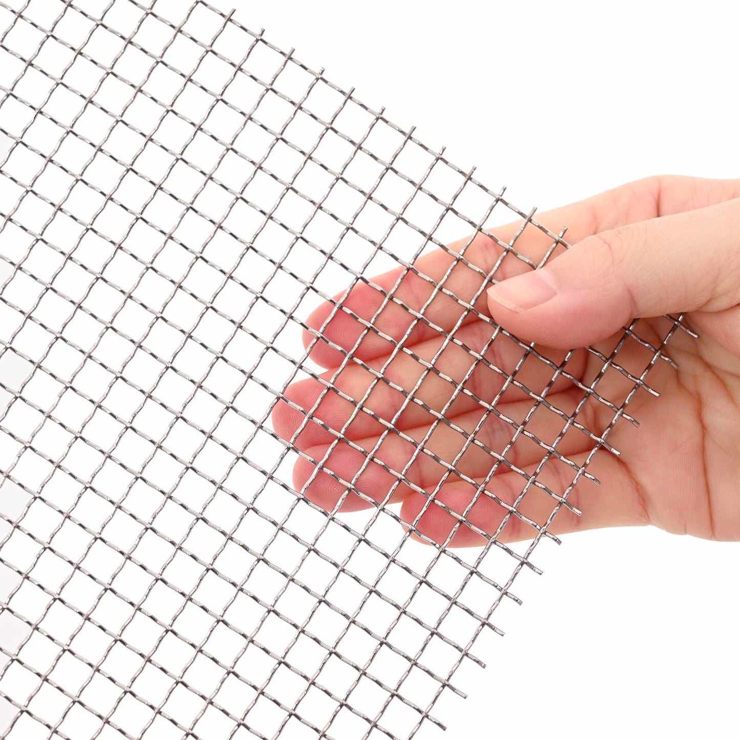 vidaXL Πλέγμα Οθόνης 20 x 1000 εκ. 3 Mesh Ανοξείδωτο Ατσάλι 201 Ασημί