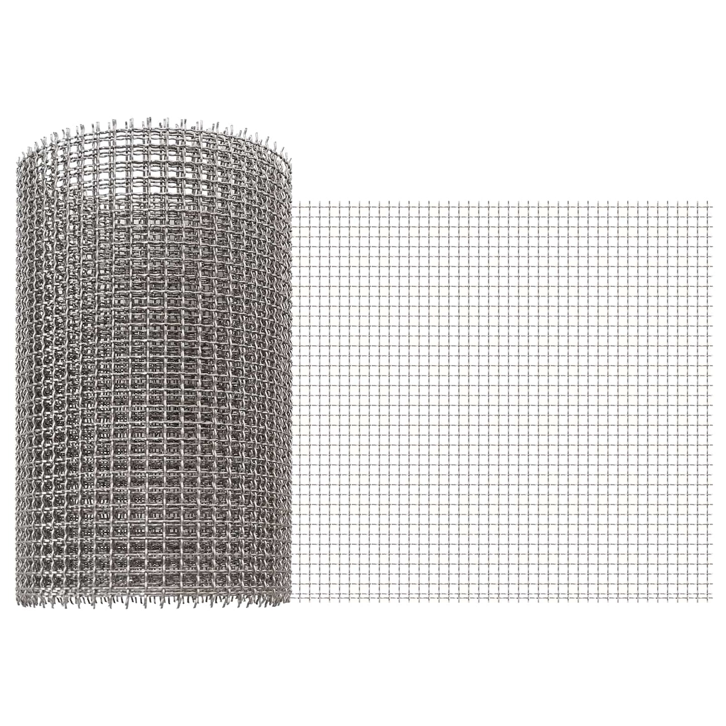 vidaXL Πλέγμα Οθόνης 20 x 1000 εκ. 3 Mesh Ανοξείδωτο Ατσάλι 201 Ασημί