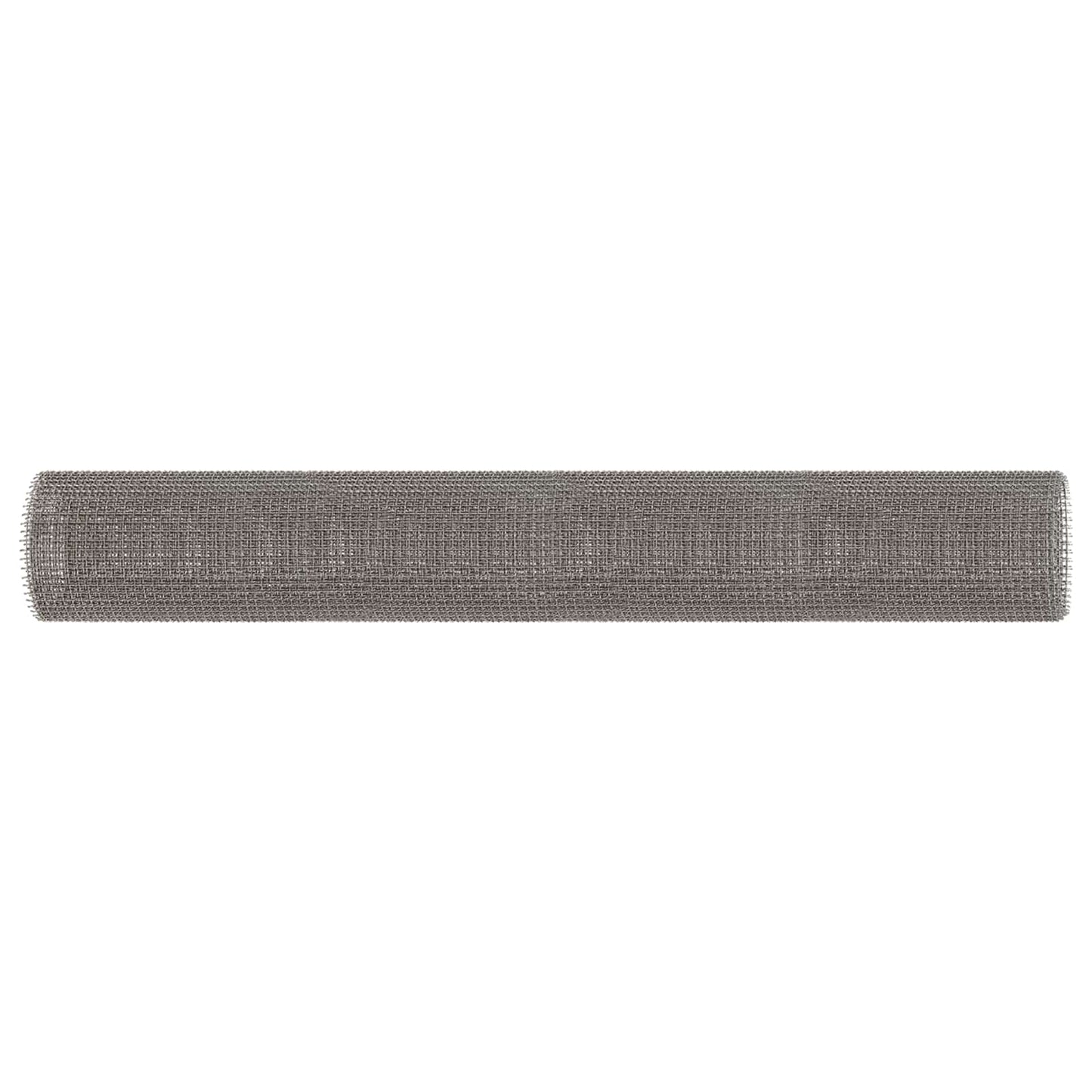 vidaXL Πλέγμα Οθόνης 80 x 500 cm 3 Mesh Ανοξείδωτο Ατσάλι 201 Ασημί